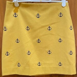 NWT! Vineyard Vines Skirt - Anchor Embroidered Wool Skirt